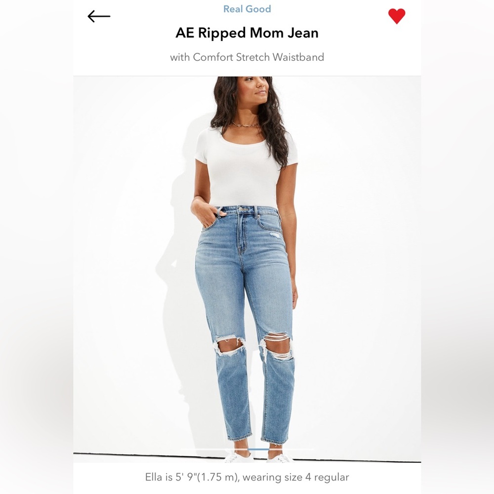 American eagle mom jeans